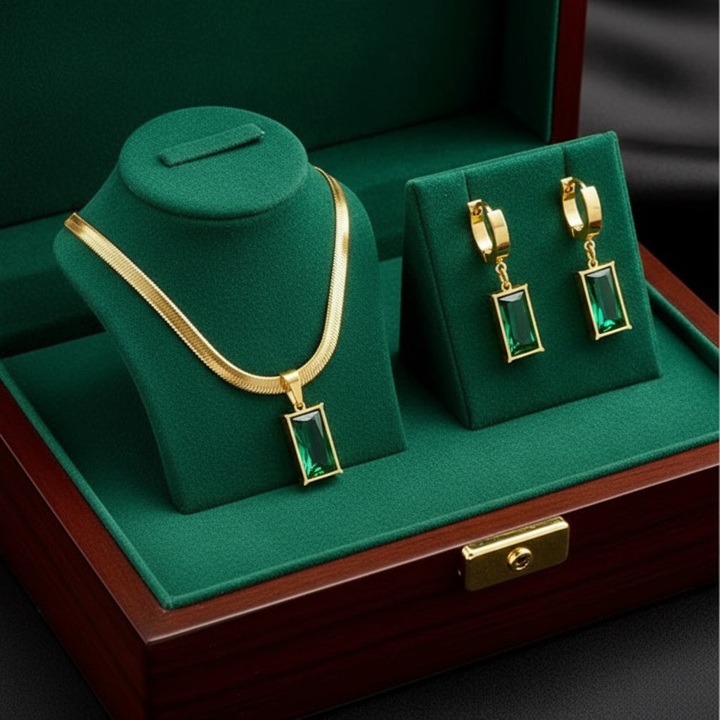 Emma Green Cubic 18 K gold plate