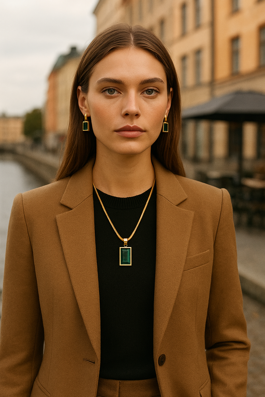 Emma Green Cubic 18 K gold plate