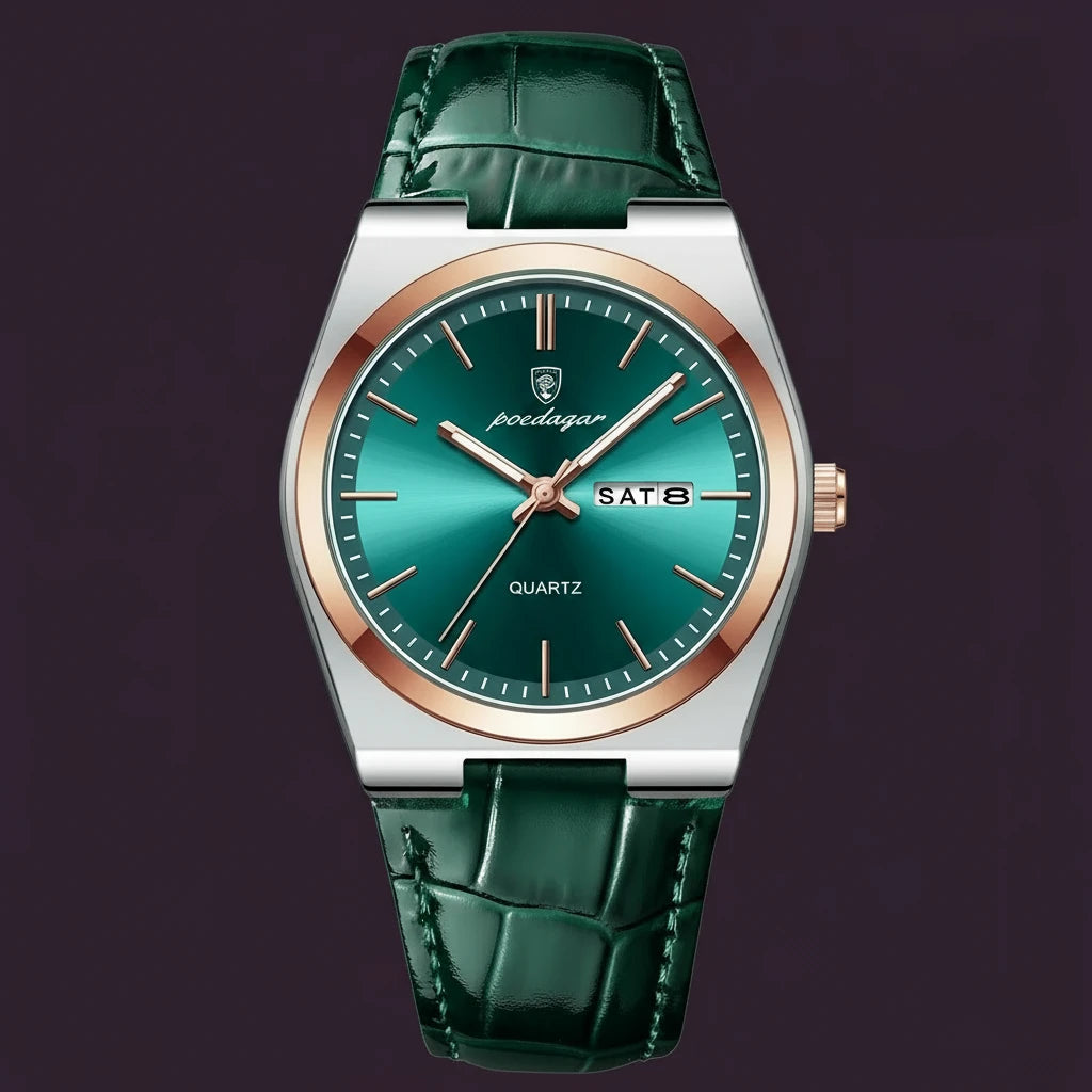 C 930 Luxury Retro Analog Quartz Korean Business Sport Alloy Stainless Steel Leather Simple Antique Wristwatches for Men