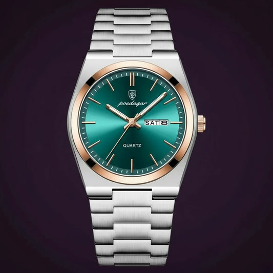 C 930 Luxury Retro Analog Quartz Korean Business Sport Alloy Stainless Steel Leather Simple Antique Wristwatches for Men