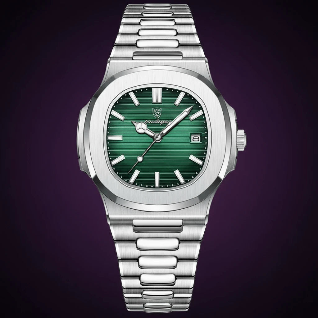 Classic 613 Luxury Analog Quartz Watch Simple Retro Square Case Alloy Business Antique Fashion Sport Charm Wristwatches for Men