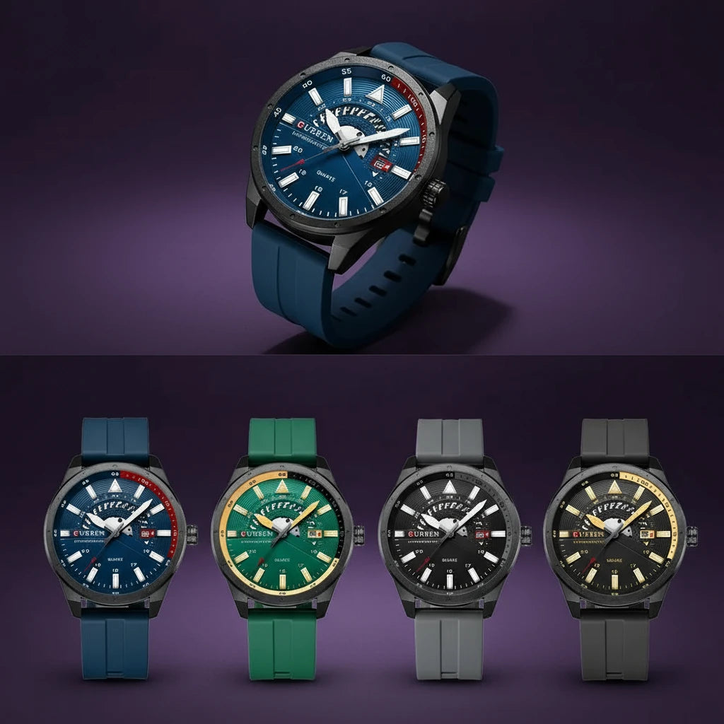 Curren 8421 New Design Business Men Quartz Watch Fashion Luxury Waterproof Wristwatch Date Display Sport Wrist Watches for Men