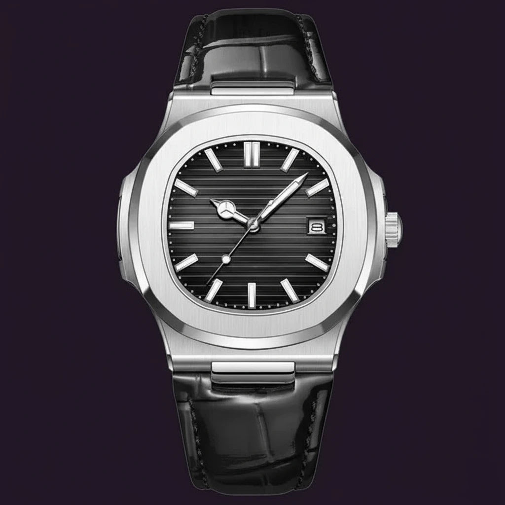 Classic 613 Luxury Analog Quartz Watch Simple Retro Square Case Alloy Business Antique Fashion Sport Charm Wristwatches for Men