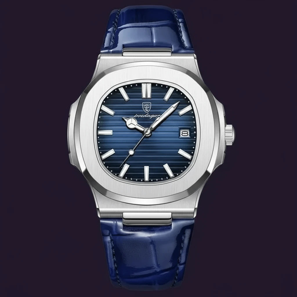 Classic 613 Luxury Analog Quartz Watch Simple Retro Square Case Alloy Business Antique Fashion Sport Charm Wristwatches for Men