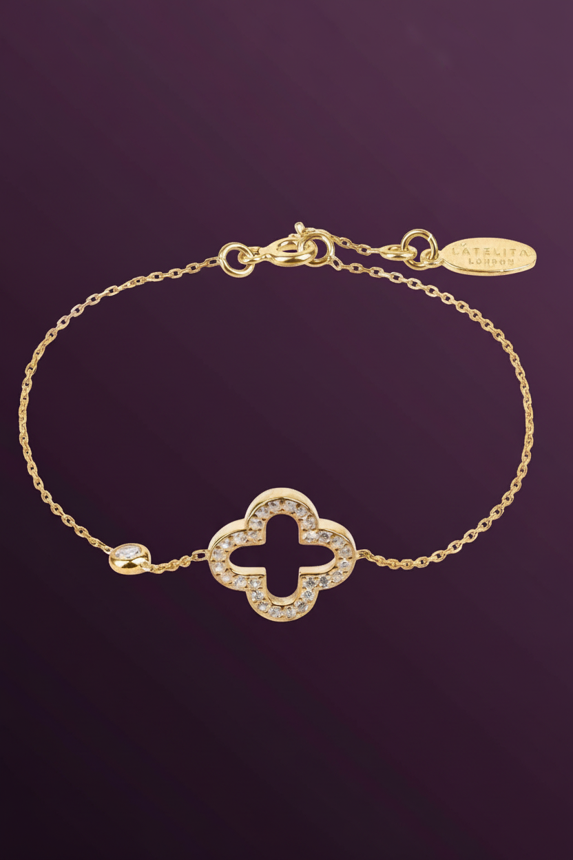 Open Clover Bracelet